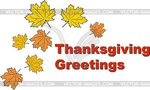 Thanksgiving Day - vector image