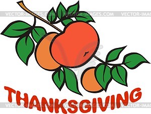 Thanksgiving Day - vector clipart / vector image