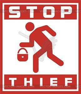 Thief - vector image