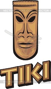 Tiki - vector clipart