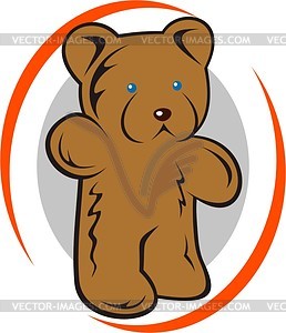 Bear toy - vector clipart