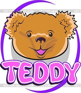 Teddy bear - vector clipart