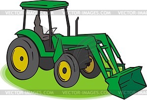 Tractor - vector clip art