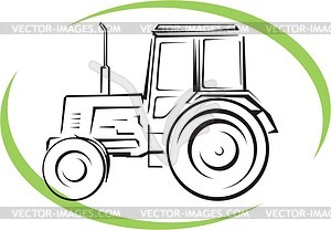 Tractor - vector image