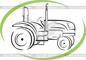 Tractor - vector image