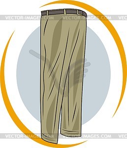 Trousers - vector clip art