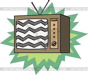 TV set - vector clip art