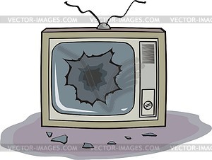 TV set - vector image