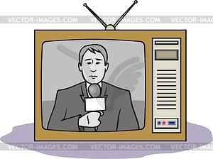 TV set - vector image