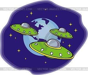 UFO - vector clip art