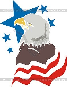 American eagle - vector clip art