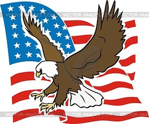 American eagle - vector clipart