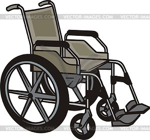 Wheelchair - vector clip art