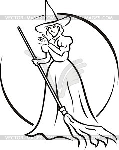 Witch - vector clipart