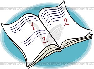 Writing-book - vector clip art