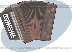 Accordion - vector clip art