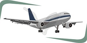 Airplane - vector clipart