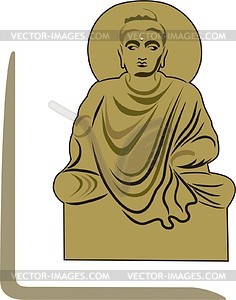 Buddha - vector clipart