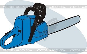 Chainsaw - vector clipart