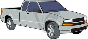 Chevrolet S10 - stock vector clipart