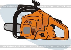 Electric saw - vector image