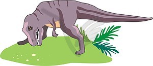 Динозавр - клипарт в векторе