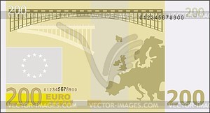 Euro - color vector clipart