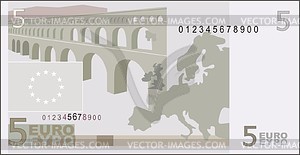 Евро - векторное изображение