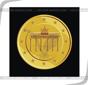 Eurocent - vector image