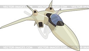 Fighter aircraft - vector image