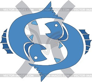 Pisces - vector clip art