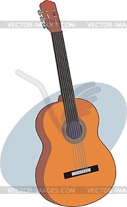 Guitar - color vector clipart