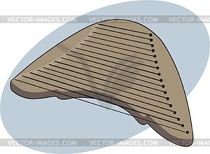 Gusli - vector clipart