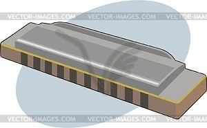 Harmonica - vector clipart