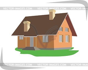 Дом - изображение в векторе