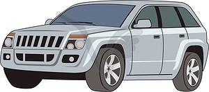 Jeep Commander - vector clipart