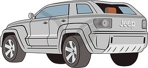 Jeep Trail Hawk - vector clipart