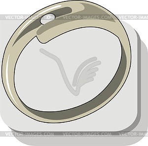 Jewelry ring - vector clipart