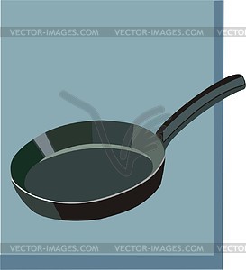 Сковорода - векторное изображение клипарта
