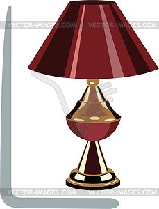 Лампа - векторное изображение клипарта