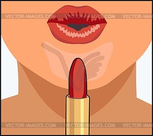 Lipstick - vector image