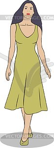 Fashion model - vector image