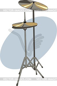 Cymbals - vector clipart