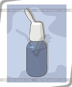 Nasal spray - vector clipart