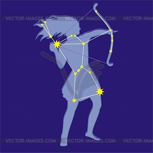 Constellation Orion - vector clipart