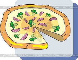 Pizza - vector clip art