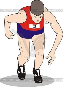 Runner - vector image