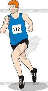 Runner - vector image