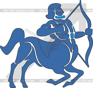 Sagittarius - stock vector clipart