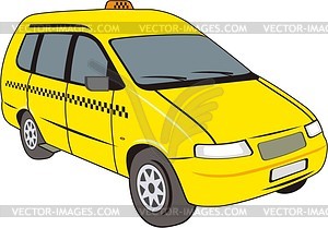 Такси - клипарт в векторе